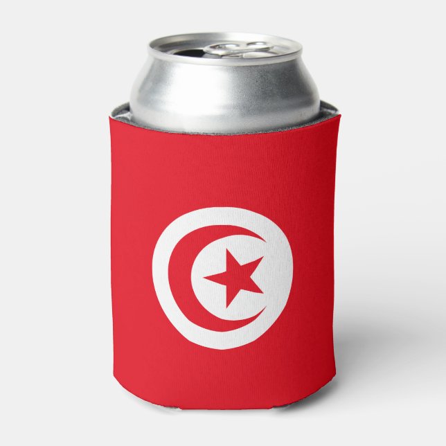Rafraîchisseur Pour Canette Drapeau de la Tunisie (Can devant)