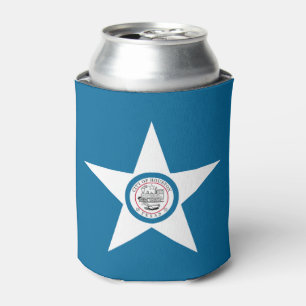 Rafraîchisseur Pour Canette Drapeau de la ville de Houston, Texas Can Cooler