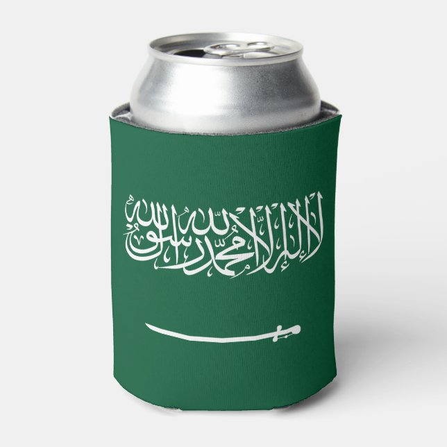 Rafraîchisseur Pour Canette Drapeau de l'Arabie saoudite (Can devant)