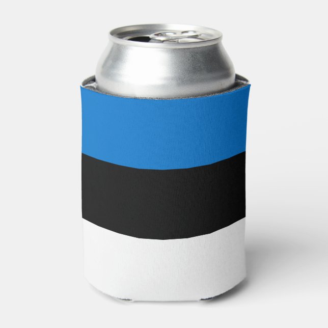Rafraîchisseur Pour Canette Drapeau de l'Estonie (Can devant)