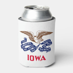 Rafraîchisseur Pour Canette Drapeau de l'État de l'Iowa