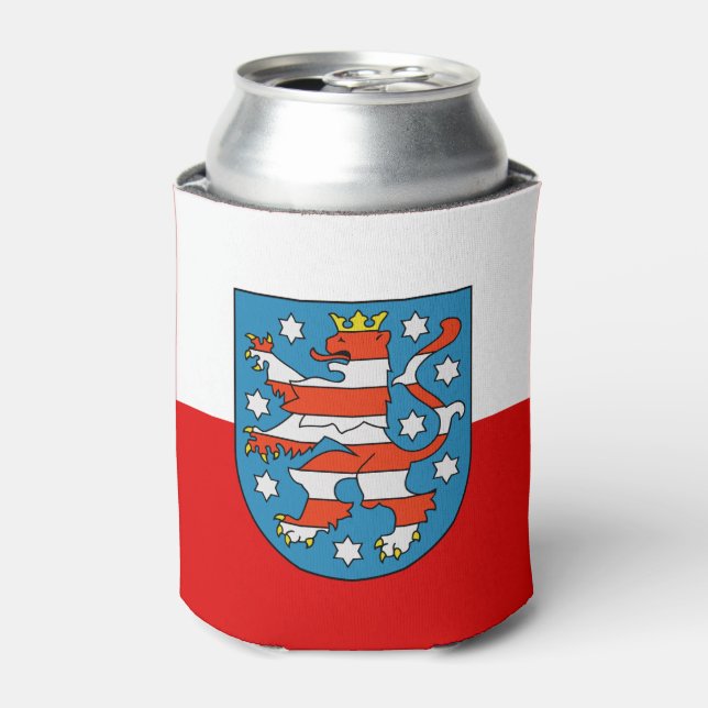Rafraîchisseur Pour Canette Drapeau de Thuringe peut refroidir (Can devant)