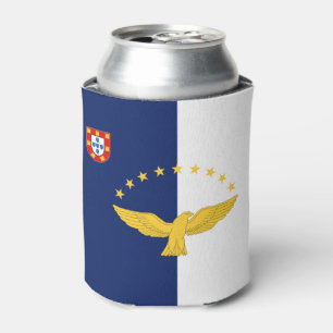 Rafraîchisseur Pour Canette Drapeau des Açores, Portugal