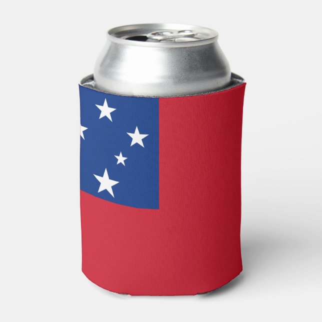 Rafraîchisseur Pour Canette Drapeau des Samoa (Can devant)