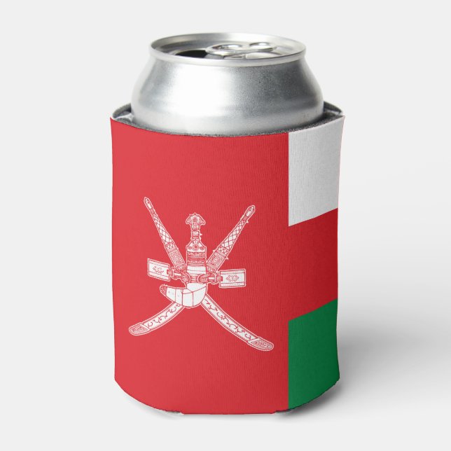 Rafraîchisseur Pour Canette Drapeau d'Oman (Can devant)