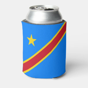 Rafraîchisseur Pour Canette Drapeau du Congo Kinshasa