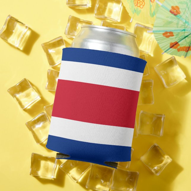 Rafraîchisseur Pour Canette Drapeau du Costa Rica (Été in situ)