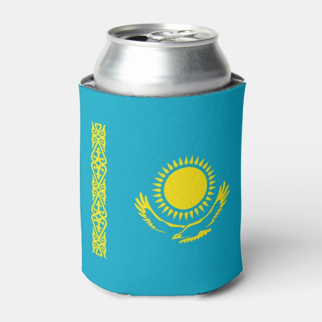 Rafraîchisseur Pour Canette Drapeau du Kazakhstan (Can devant)