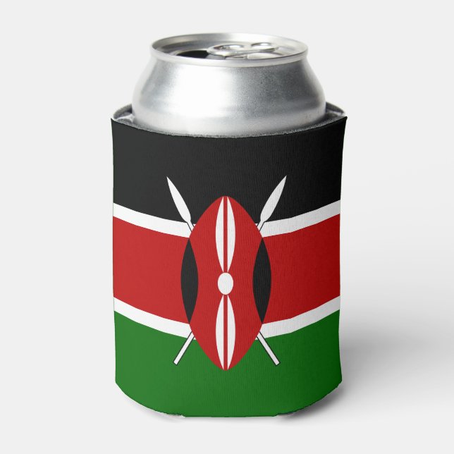 Rafraîchisseur Pour Canette Drapeau du Kenya (Can devant)