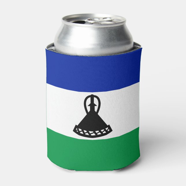 Rafraîchisseur Pour Canette Drapeau du Lesotho (Can devant)