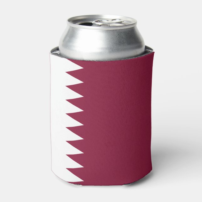 Rafraîchisseur Pour Canette Drapeau du Qatar (Can devant)