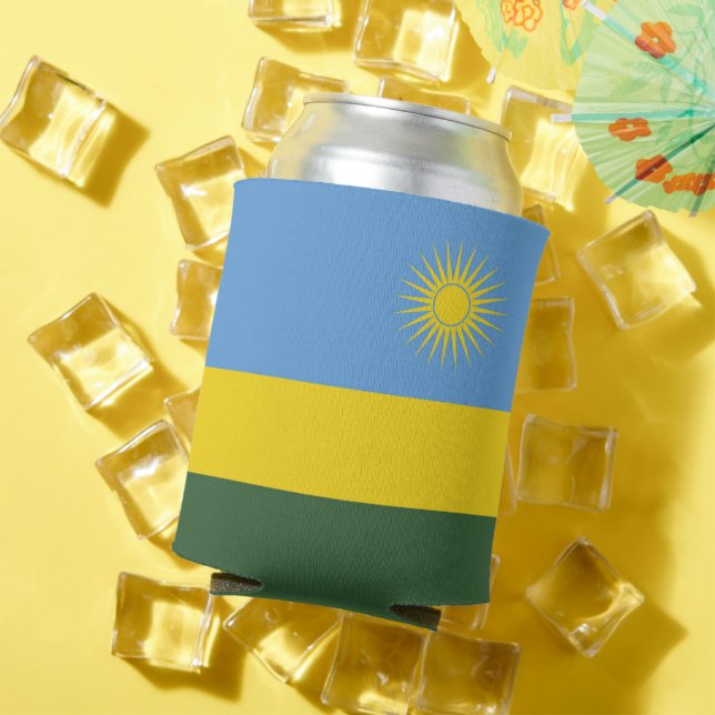 Rafraîchisseur Pour Canette Drapeau du Rwanda (Été in situ)