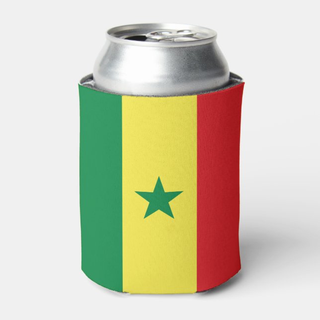 Rafraîchisseur Pour Canette Drapeau du Sénégal (Can devant)