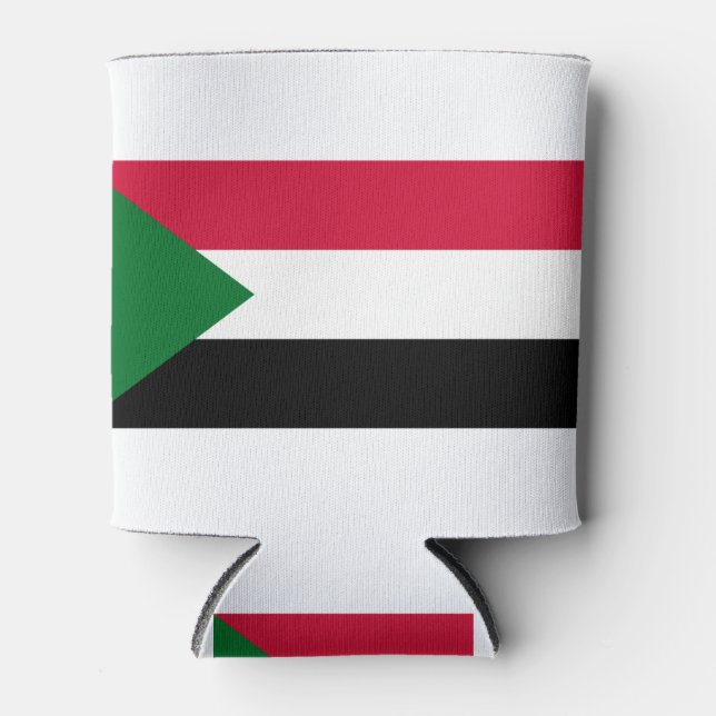 Rafraîchisseur Pour Canette Drapeau du Soudan (Devant)