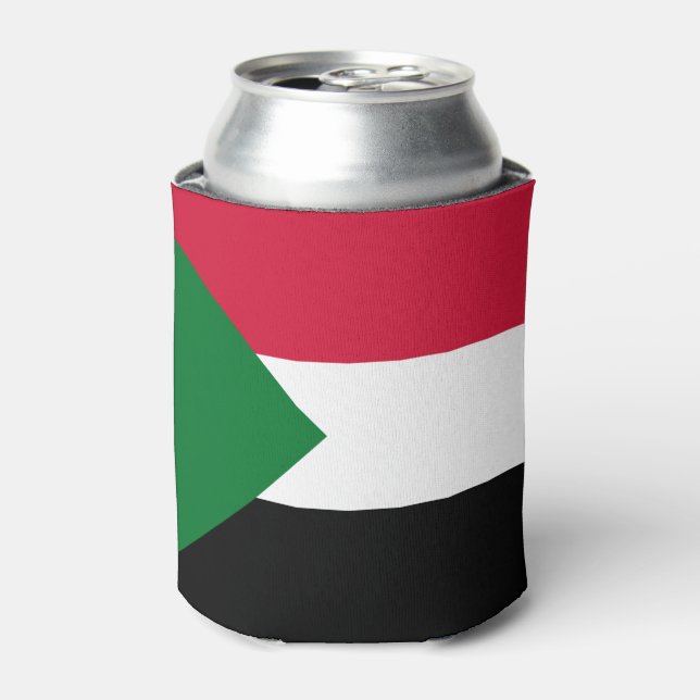 Rafraîchisseur Pour Canette Drapeau du Soudan (Can devant)