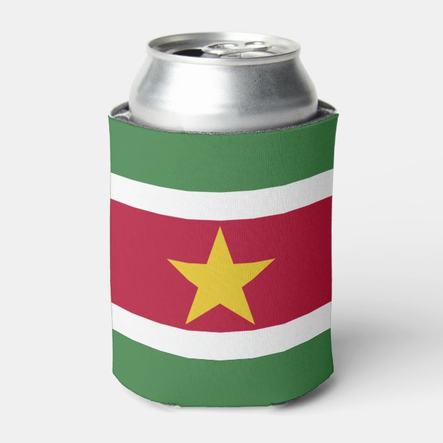 Rafraîchisseur Pour Canette Drapeau du Suriname (Can devant)