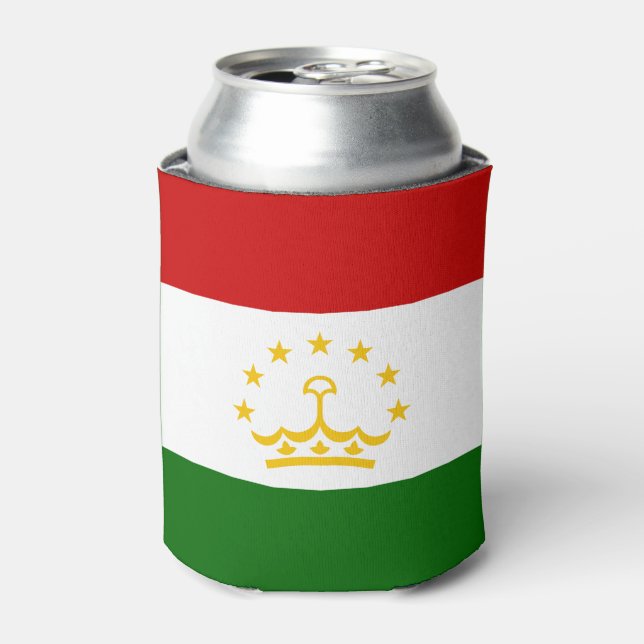 Rafraîchisseur Pour Canette Drapeau du Tadjikistan (Can devant)