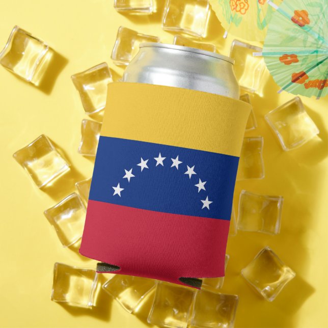 Rafraîchisseur Pour Canette Drapeau du Venezuela (Été in situ)