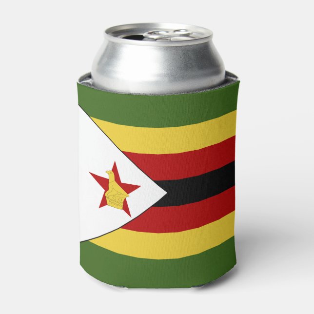 Rafraîchisseur Pour Canette drapeau du Zimbabwe (Can devant)