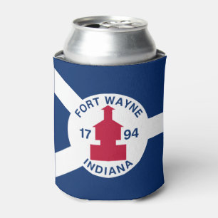 Rafraîchisseur Pour Canette Drapeau Fort Wayne, Indiana Refroidisseur de Canet
