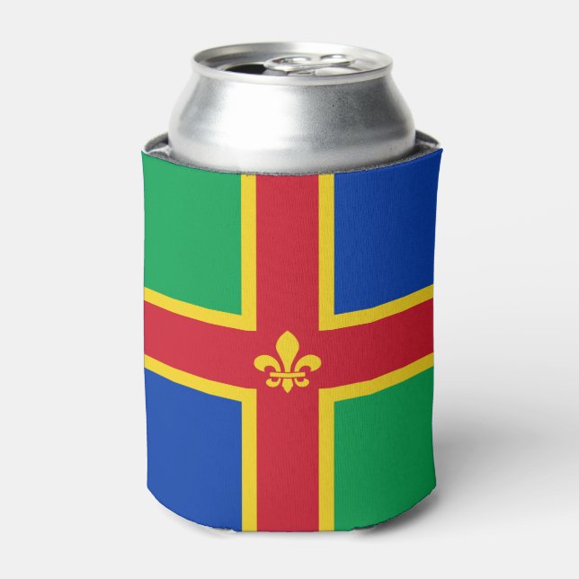 Rafraîchisseur Pour Canette Drapeau Lincolnshire Can Cooler (Can devant)