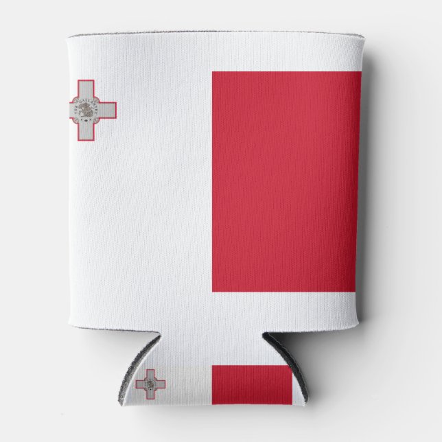 Rafraîchisseur Pour Canette Drapeau Malte (Devant)