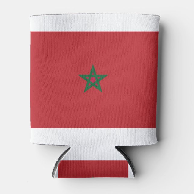 Rafraîchisseur Pour Canette Drapeau Maroc (Devant)