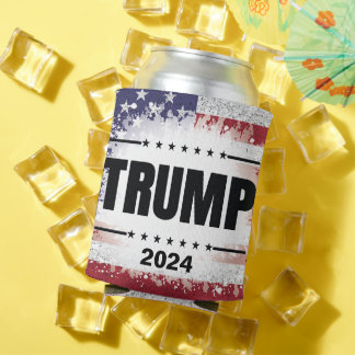 Rafraîchisseur Pour Canette Drapeau patriotique américain Trump 2024