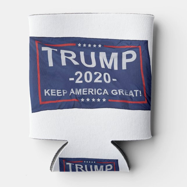 Rafraîchisseur Pour Canette Drapeau Trump 2020 (Devant)