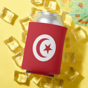 Rafraîchisseur Pour Canette Drapeau tunisien