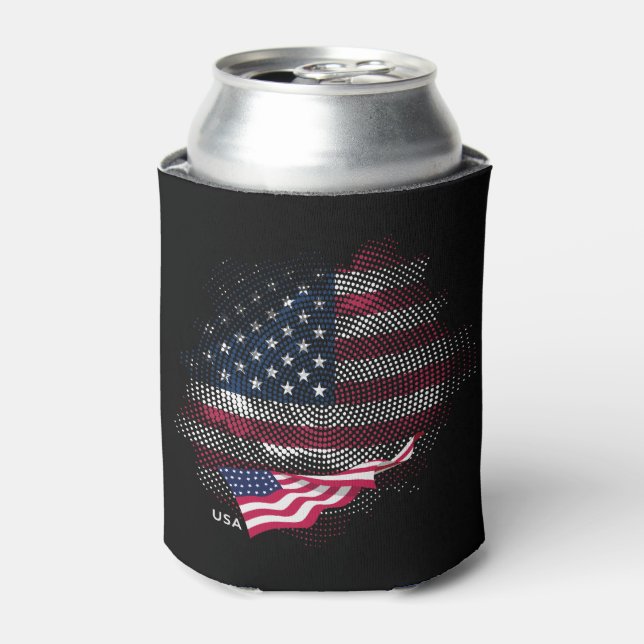 Rafraîchisseur Pour Canette Drapeau USA (Can devant)