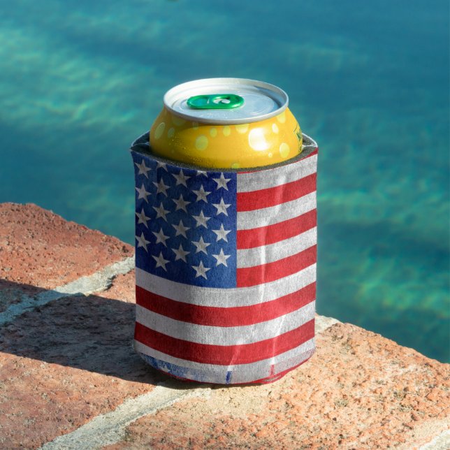 Rafraîchisseur Pour Canette drapeau usa (Piscine in situ)