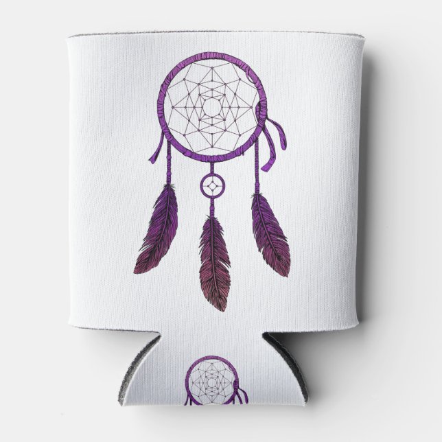 Rafraîchisseur Pour Canette Dream Catcher violet (Devant)