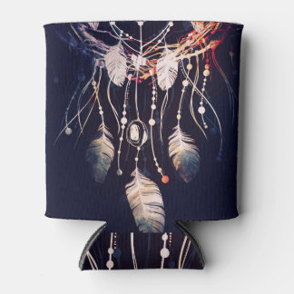 Rafraîchisseur Pour Canette Dreamcatcher, branches, style boho, art numérique.