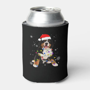 Rafraîchisseur Pour Canette Drôle Bernese Mountain Dog Lights Christmas Matchi