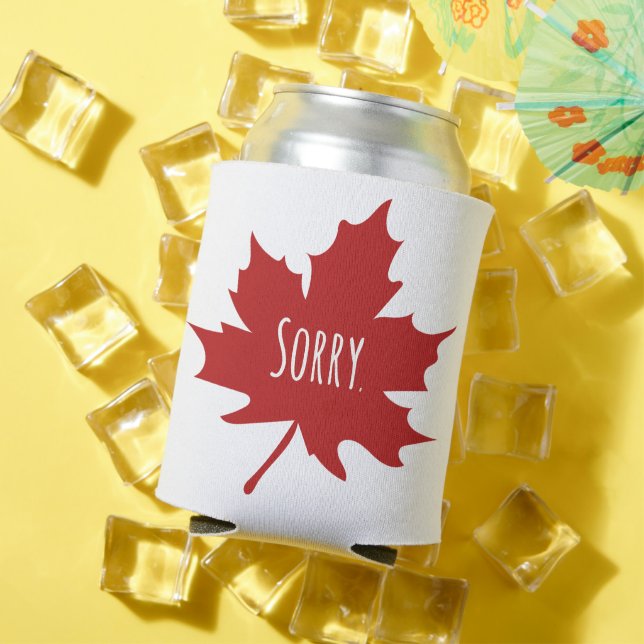 Rafraîchisseur Pour Canette Drôle Canadien Peut refroidir (Été in situ)