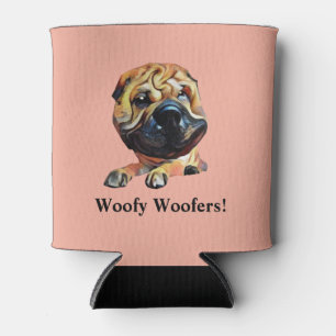 Rafraîchisseur Pour Canette Drôle Cartoon Shar Pei peut refroidir