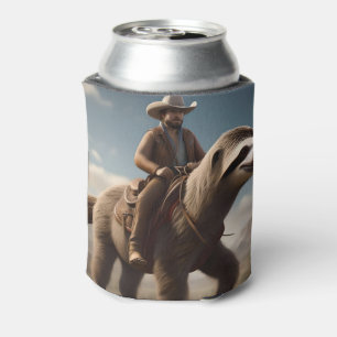 Rafraîchisseur Pour Canette Drôle Cowboy À Cheval De Fente,