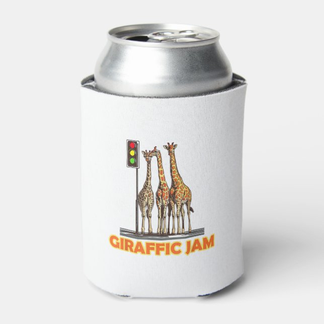 Rafraîchisseur Pour Canette Drôle Jam de la Giraffe de Pun (Can devant)