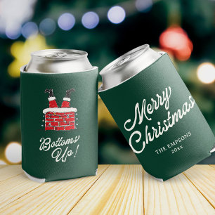 Rafraîchisseur Pour Canette Drôle Joyeux Noël Santa Cul Sec Friendmas