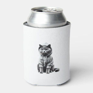 Rafraîchisseur Pour Canette Drôle Lazy British Shorthair Chillin Relaxant