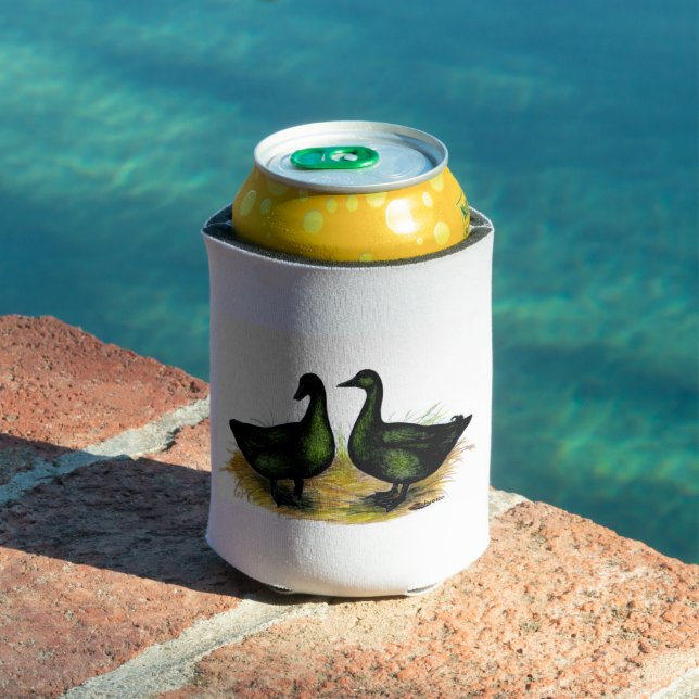 Rafraîchisseur Pour Canette Ducks : Cayuga Pair (Piscine in situ)