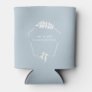 Rafraîchisseur Pour Canette Dusty Blue Mariage M. & Mme Can Cooler