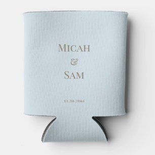 Rafraîchisseur Pour Canette Dusty Blue Nous avons fait Dang Thing Mariage