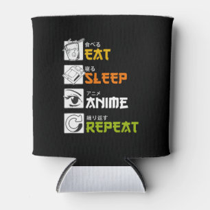 Rafraîchisseur Pour Canette Eat Sleep Anime Repeat Venin Idea Cosplayer