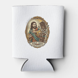 Rafraîchisseur Pour Canette Échec de Jésus écrasant la tour de Jenga de la fêt