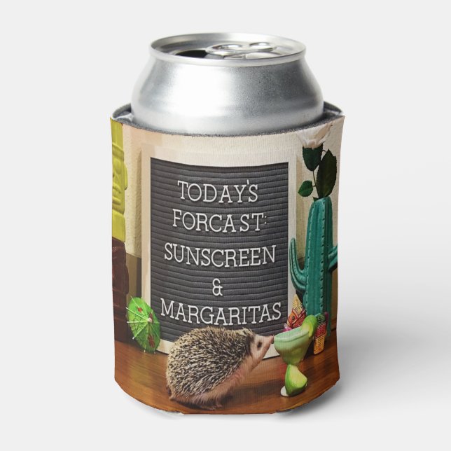 Rafraîchisseur Pour Canette Écran solaire et Margaritas (Can devant)