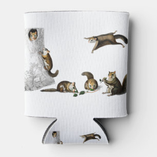 Rafraîchisseur Pour Canette écureuil volant vintage du nord