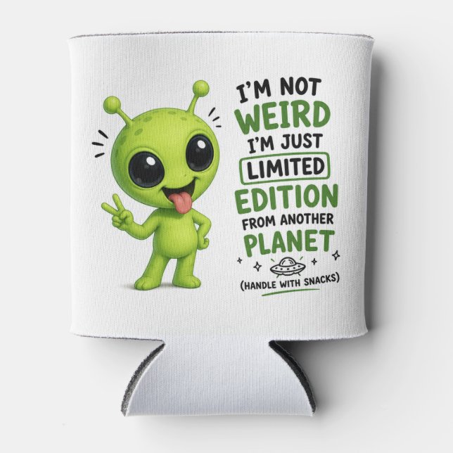 Rafraîchisseur Pour Canette Édition Limitée Design Alien (Devant)