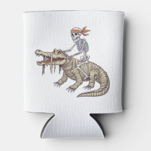 Rafraîchisseur Pour Canette Éffrayant Halloween Squelette Crocodile maman